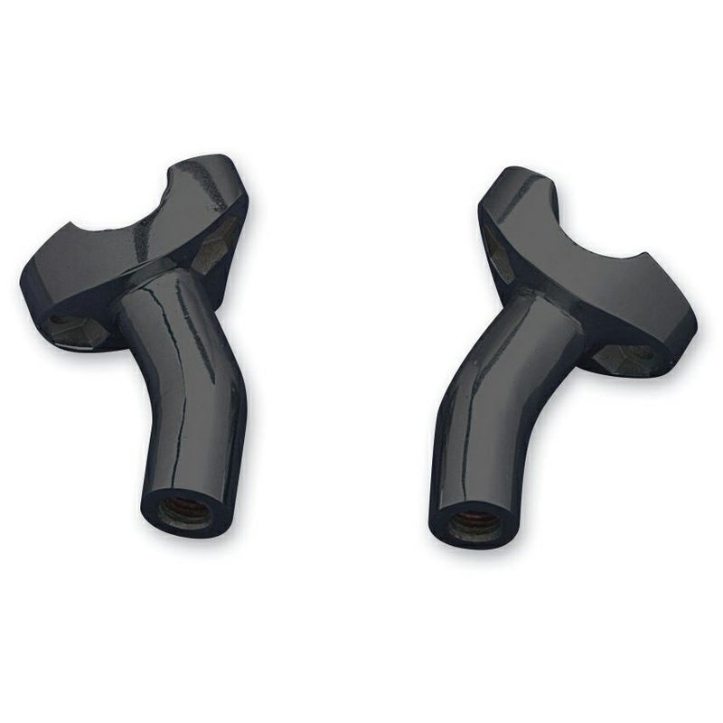 鍛造アルミ・ライザーセット 2.5インチ プルバック (ブラック) 