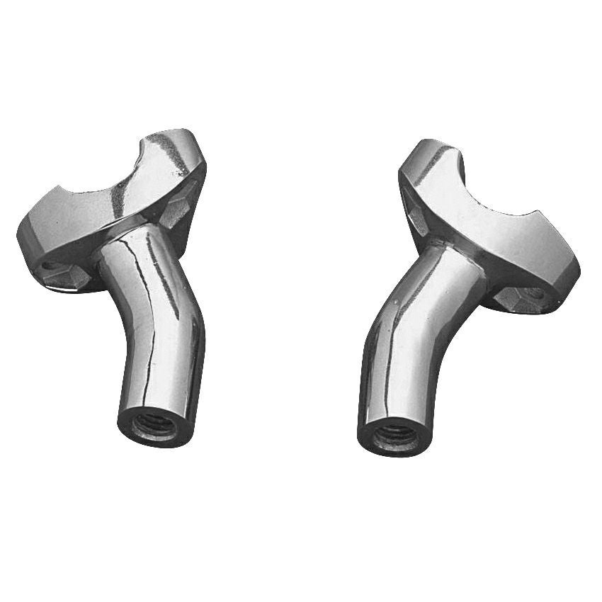 Willie G スカル・ティアドロップミラー (クローム) 【スポーツスター