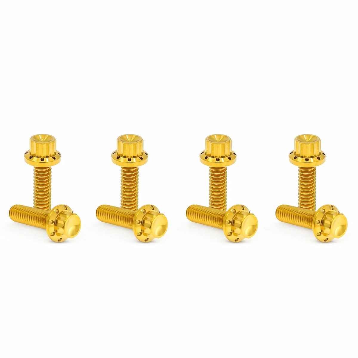 Arlenness（アレンネス） チタン 12ポイント リフターブロック ボルトキット ゴールド ツーリング、ソフテイル、ダイナ