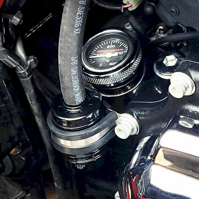 ハーレー プレミアム ブリーザー ビレット オイルキャッチタンクキット ブラック DK Custom