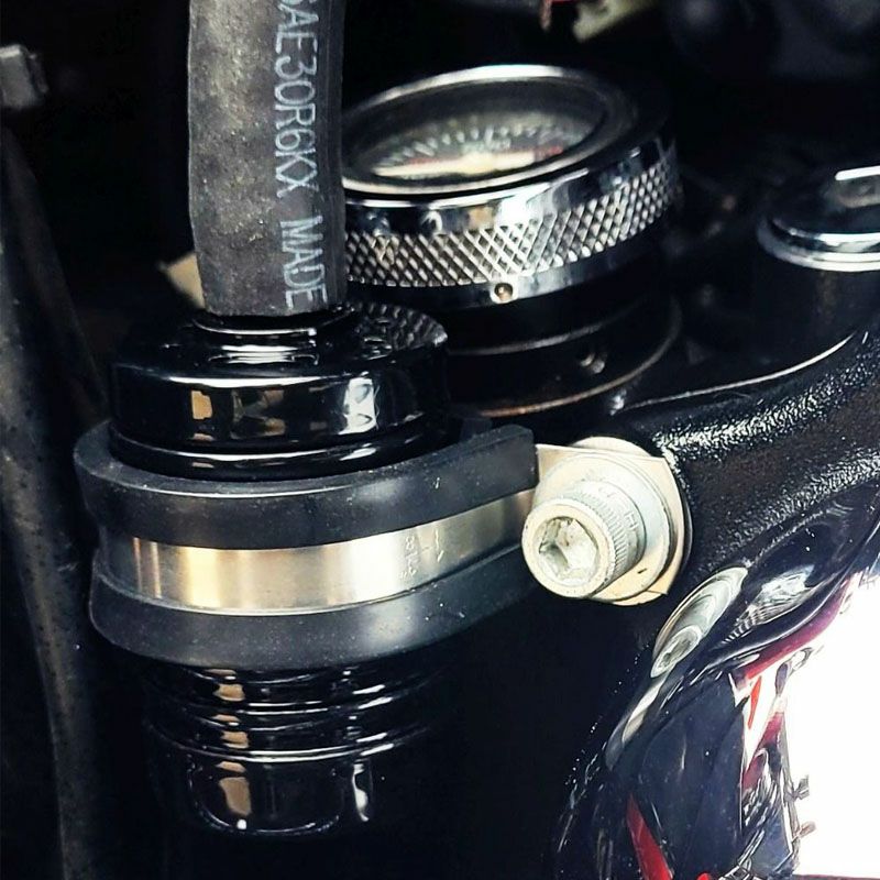 ハーレー プレミアム ブリーザー ビレット オイルキャッチタンクキット ブラック DK Custom 2