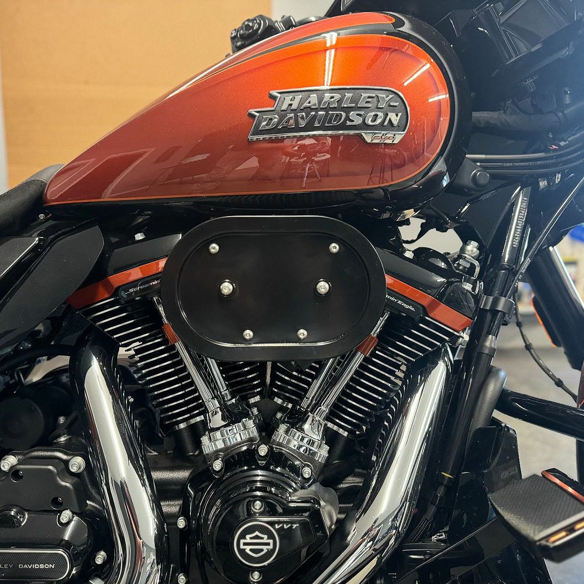 2025以降 ツーリング、ソフテイル NEXGEN 828 ハイフロー エアクリーナーキット カバー無し DK Custom 2