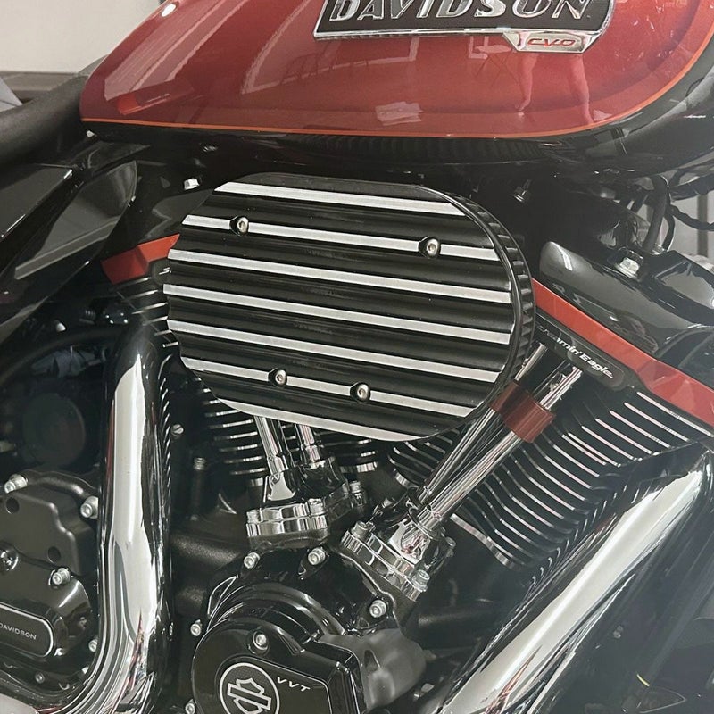 2025以降 ツーリング、ソフテイル NEXGEN 828 ハイフロー エアクリーナーキット コントラスト DK Custom