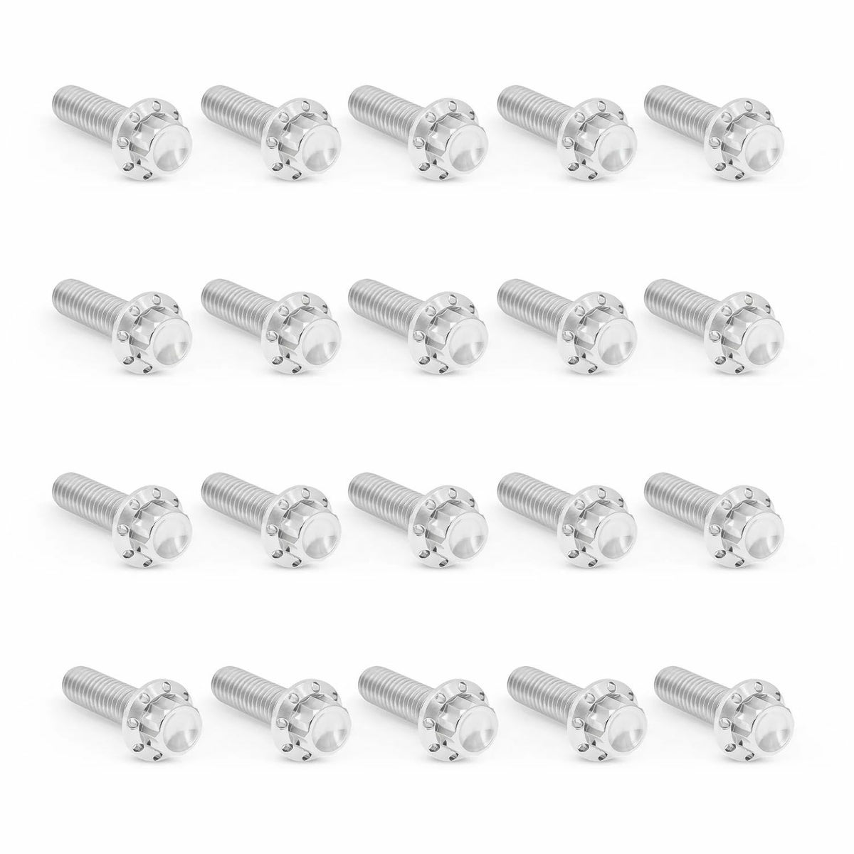 Arlenness（アレンネス） チタン 12ポイント ロッカーボックスボルトキット ポリッシュ M8 ツーリング、ソフテイル 3