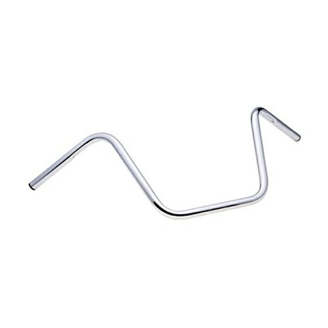 OEMスタイル・ロー ハンドルバー 12.25インチ (クローム)
