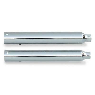 RUSH　3インチ・スリップマフラー　クローム　エンドキャップ別売タイプ　'07以降FLSTN、FLSTSB、'11以降FXS-01