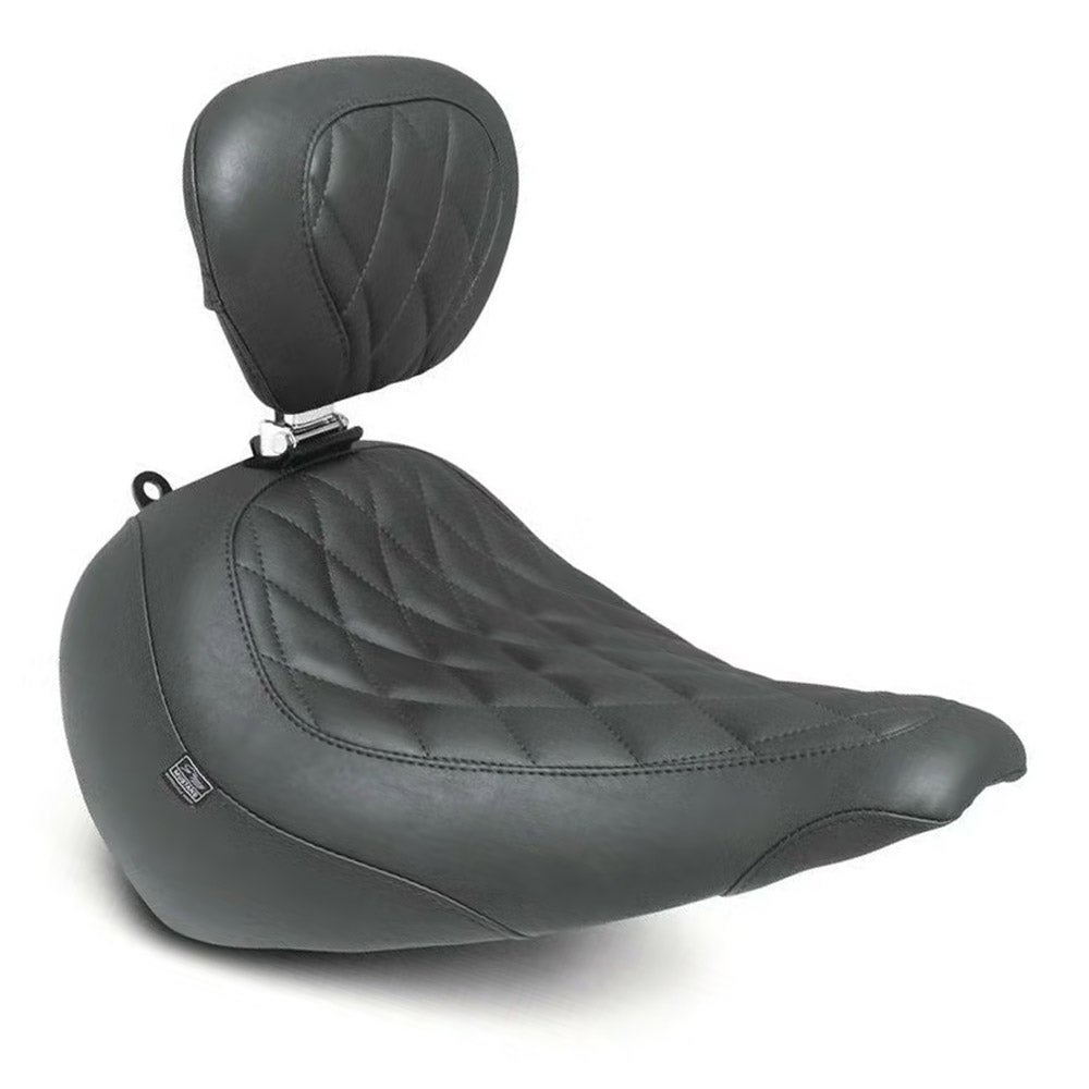 Mustang ワイドトリッパー バックレスト付 ダイアモンドステッチ　2023～ブレイクアウト用