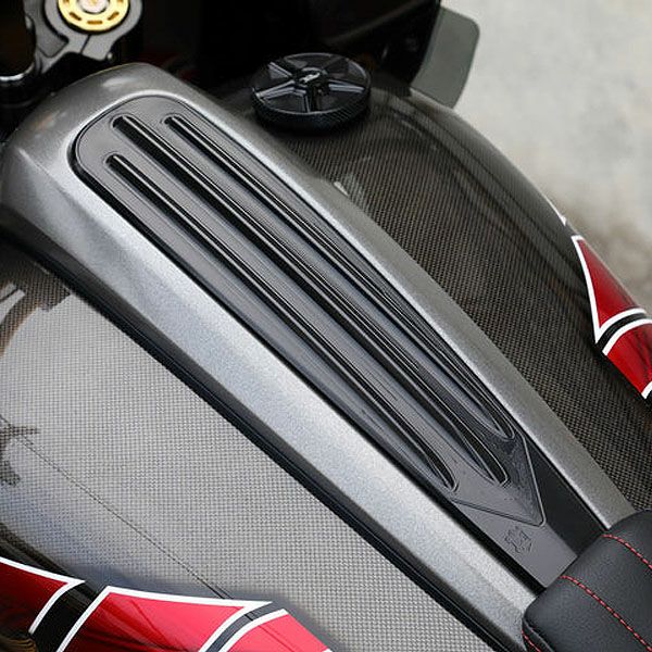KEN'S FACTORY トリプルリブ タンクダッシュインサート ブラック 2021～2023 FLHXS/T、FLTRXS/T