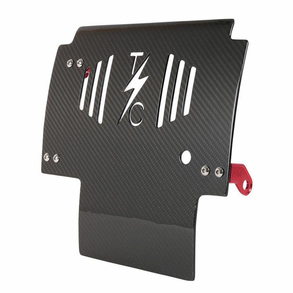  2024以降 ツーリング スキッドプレート ウーブンカーボン レッド THRASHIN SUPPLY 