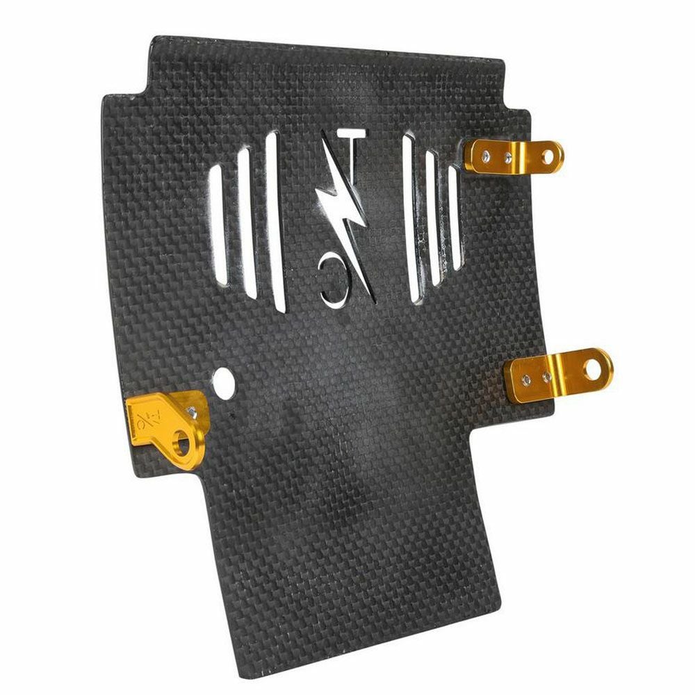 2024以降 ツーリング スキッドプレート ウーブンカーボン ゴールド THRASHIN SUPPLY 