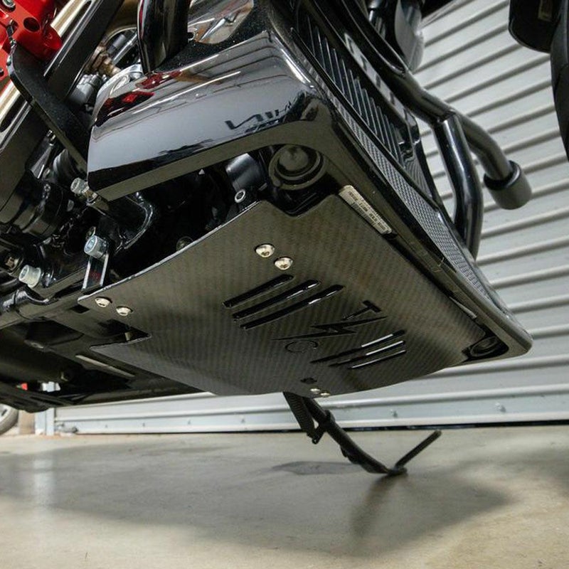  2024以降 ツーリング スキッドプレート ウーブンカーボン ブラック THRASHIN SUPPLY 