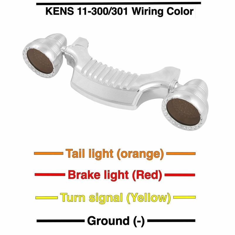 2008～2023 FLHX/S、FLTRX/S、FLHRXS ネオフュージョン バガーコンビネーション LEDテールライト ポリッシュ ケンズファクトリー 3