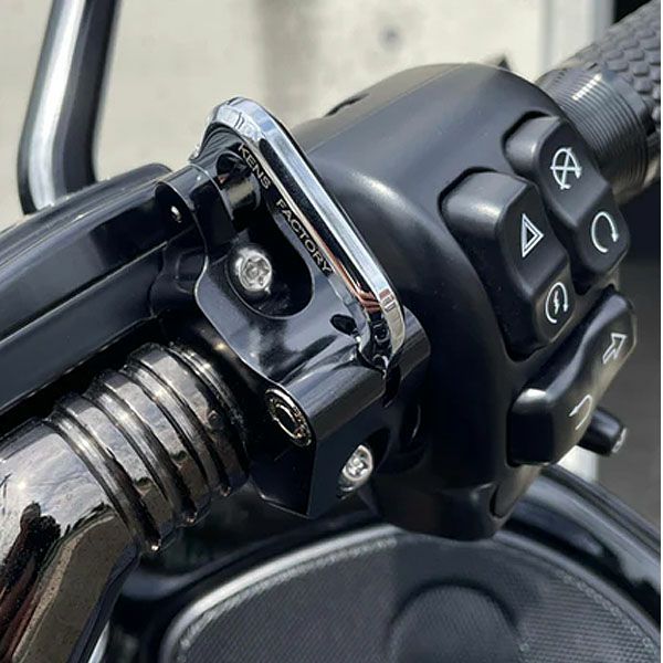 ネクストレベル ハンドルバー パーチクランプ ヘルメットロック ブラック ケンズファクトリー