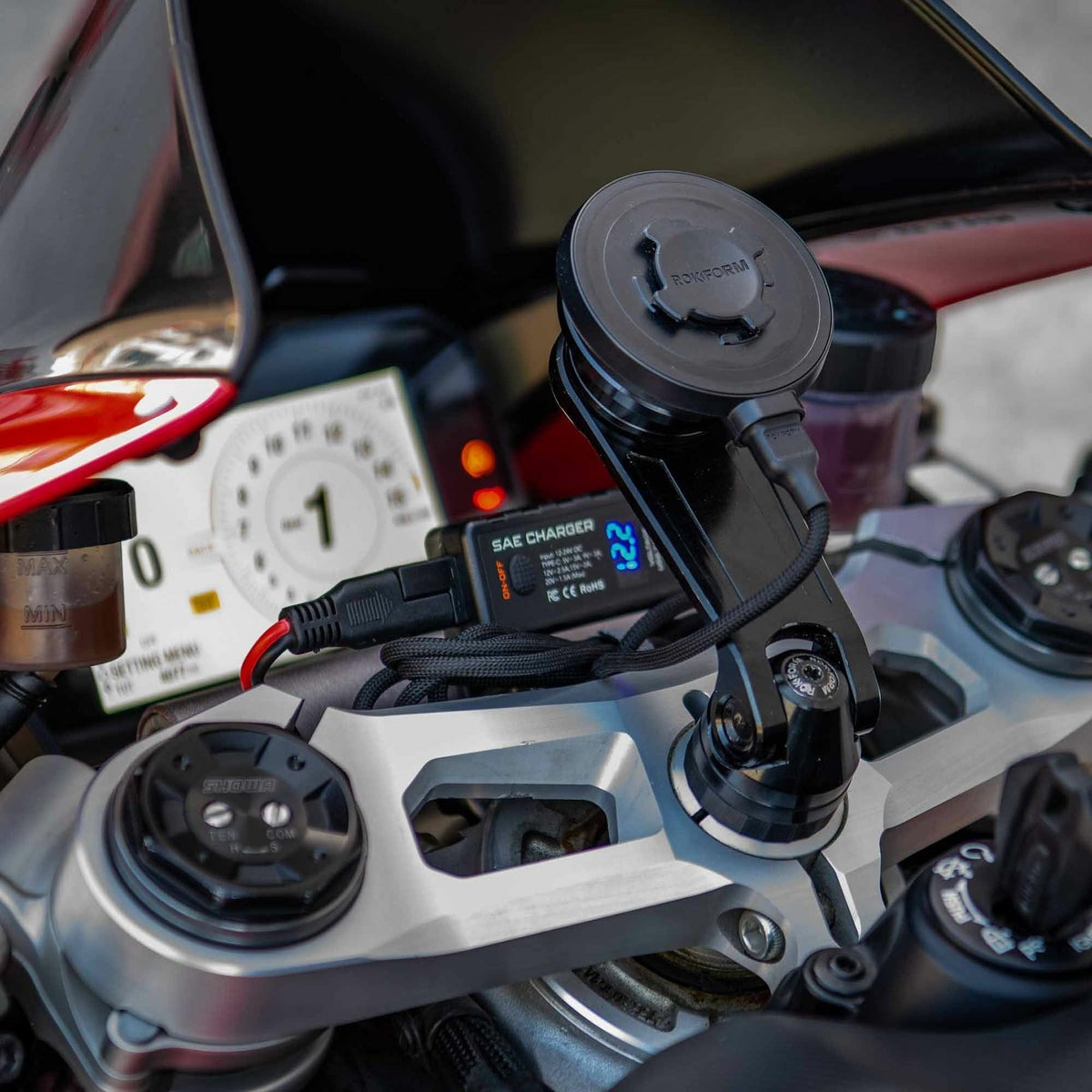 ロックフォーム モーターサイクルマウント用 ワイヤレス充電ヘッド2