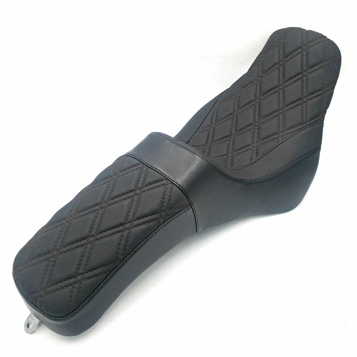 Next Level シート/バックレストセット ダブルダイアモンド (グロスブラック/ブラックステッチ)3