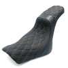 Next Level シート/バックレストセット ダブルダイアモンド (クローム/ホワイトステッチ)2
