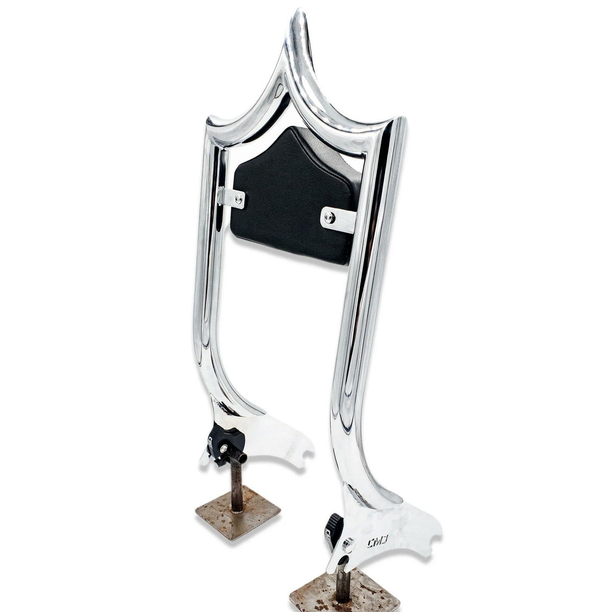 Next Level シート/バックレストセット ダブルダイアモンド (クローム/ホワイトステッチ)6