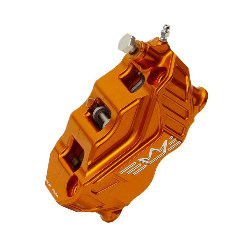 ラジアルマウント ブレーキキャリパー フロント・右用 (オレンジ)