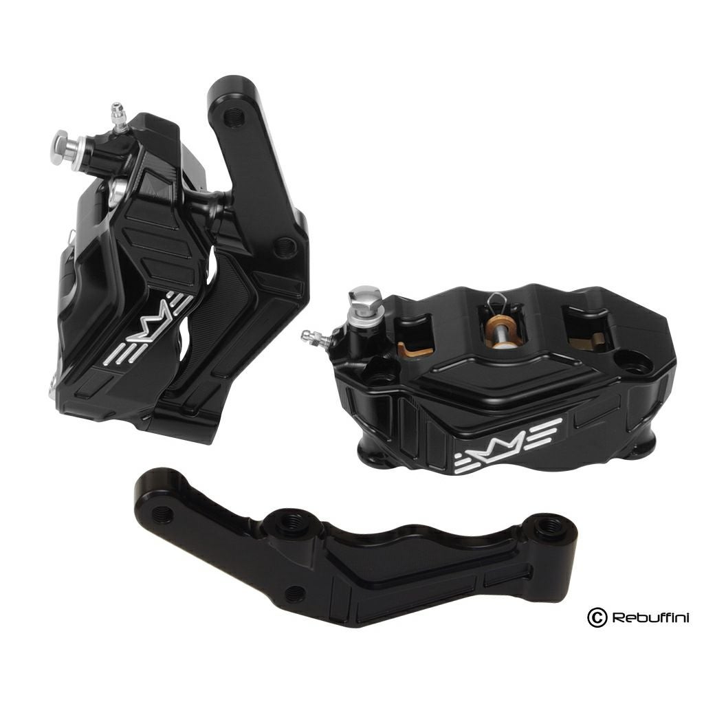 レブフィニ フロントラジアルキャリパー マウント デュアルディスク用 (ブラック)1