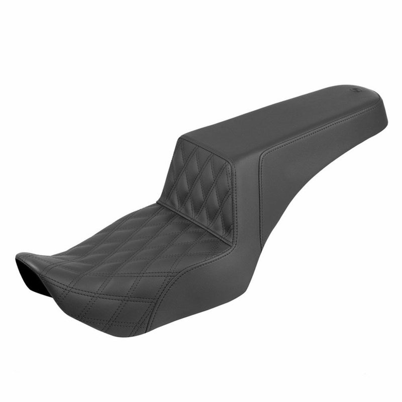 RH975 ナイトスター ステップアップ シート フロントLSステッチ ブラック Saddlemen 