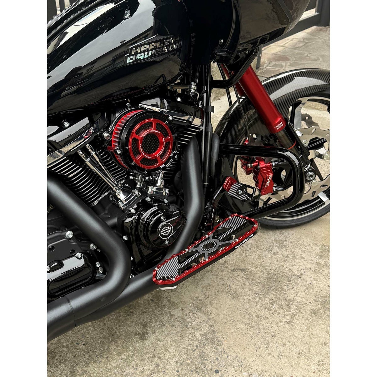 GPX ハイフロー・エアクリーナー (レッド)7