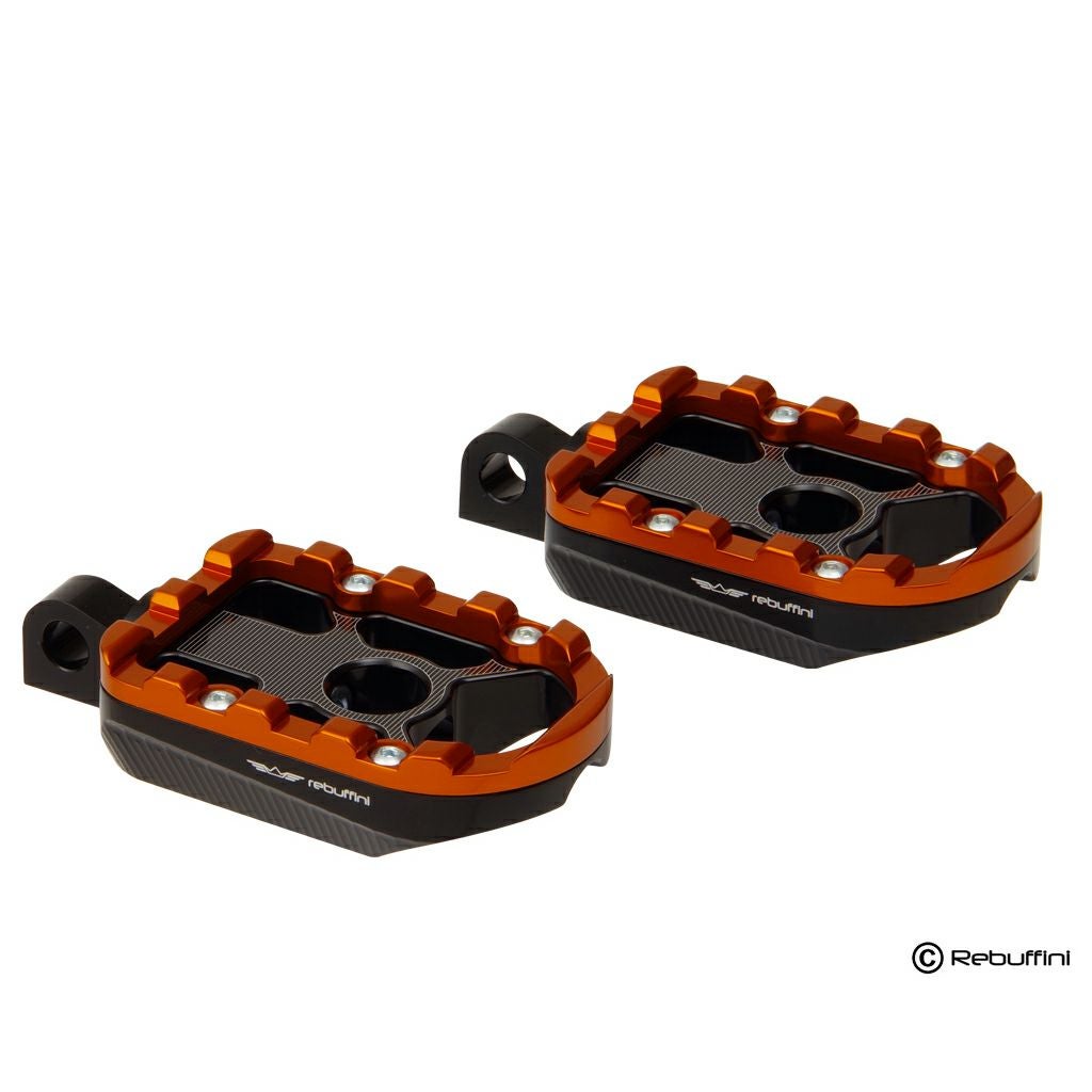 Wheelie フットペグ (ブラック/オレンジ)