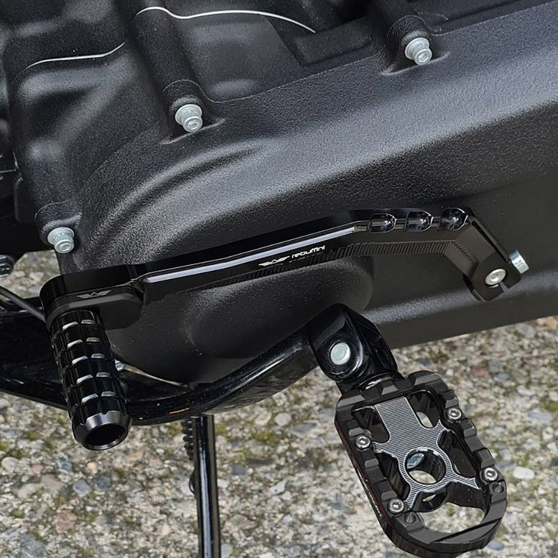 Wheelie シフトレバー (ブラック) M8ソフテイル