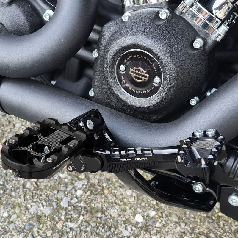 Wheelie リアブレーキレバー (ブラック) M8ソフテイル