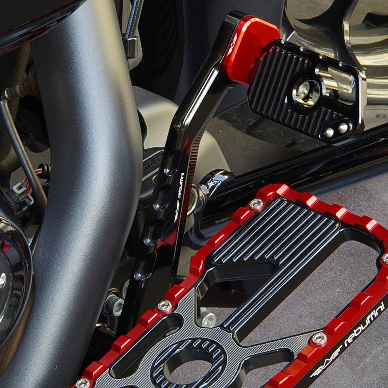 Wheelie リアブレーキレバー (ブラック/レッド)