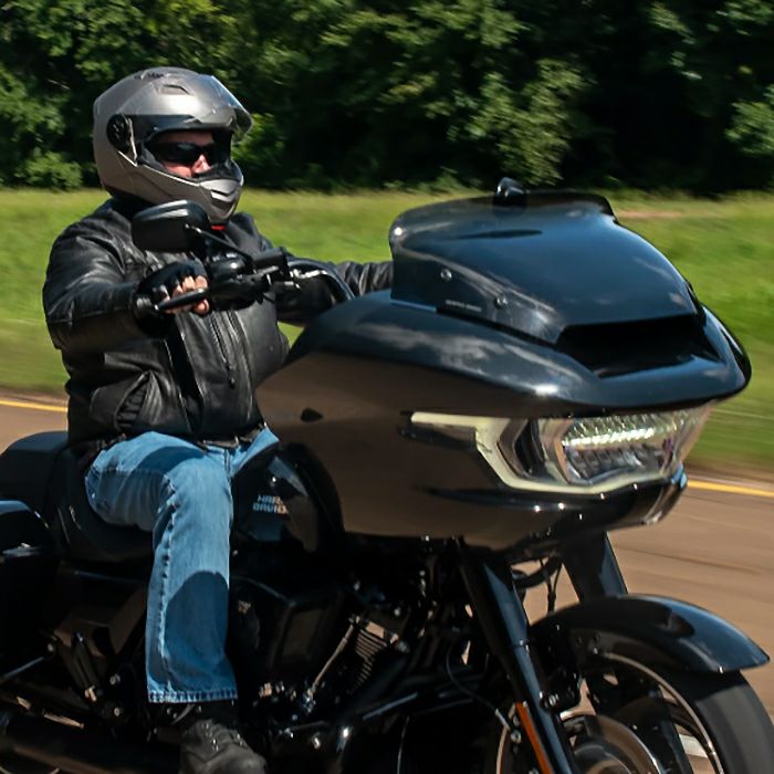 スポイラー・ウィンドシールド 3インチ (ダークブラックスモーク)