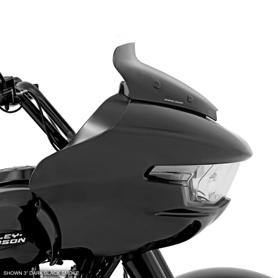 スポイラー・ウィンドシールド 3インチ (ダークブラックスモーク)2