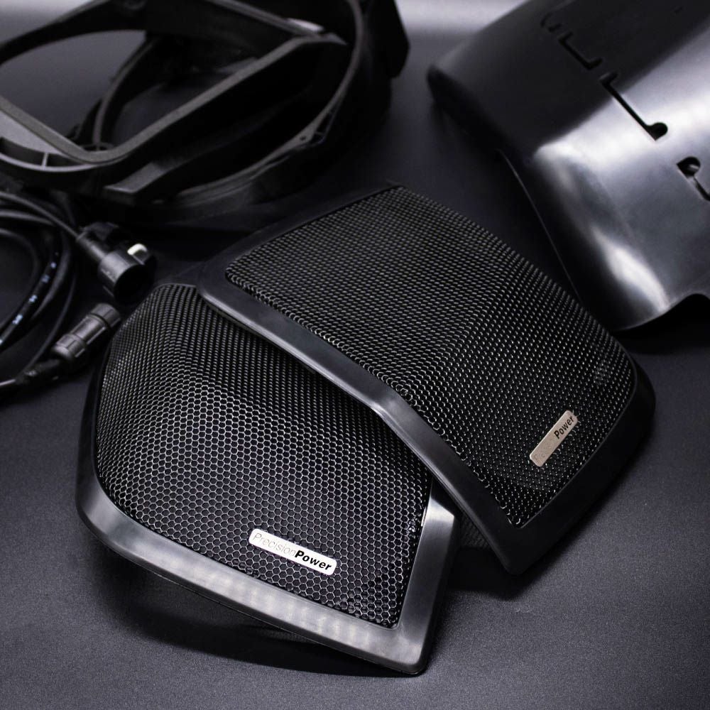 ハーレー ツーリング 6X9インチ サドルバッグリッド スピーカー 取り付けキット Precision Power（プレシジョンパワー） 3