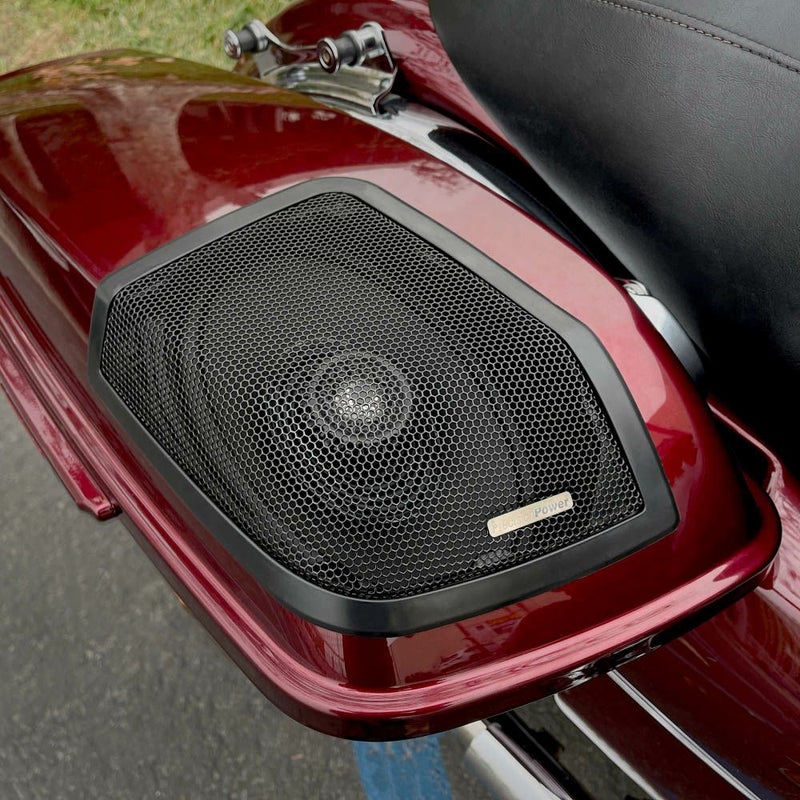 ハーレー 1998～2013 ツーリング 6X9インチ サドルバッグリッド スピーカー 取り付けキット Precision Power（プレシジョンパワー）