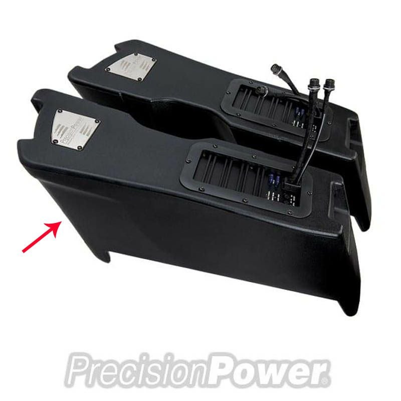 ハーレー ツーリング 10インチ サブウーファー 左側サドルバッグリッド 取り付けキット Precision Power（プレシジョンパワー） 2