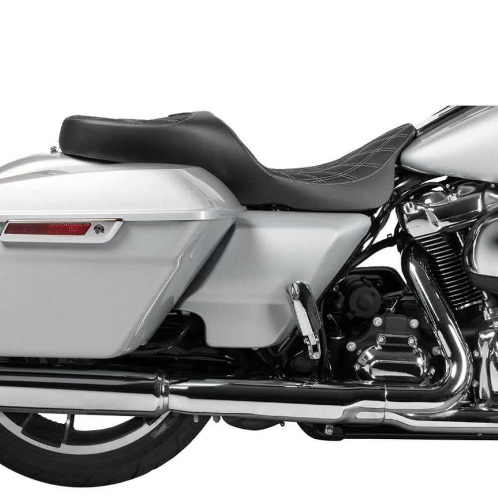 Drag Specialties エクステンドリーチ フリーダム ツーリングシート ダブルダイアモンド シルバー