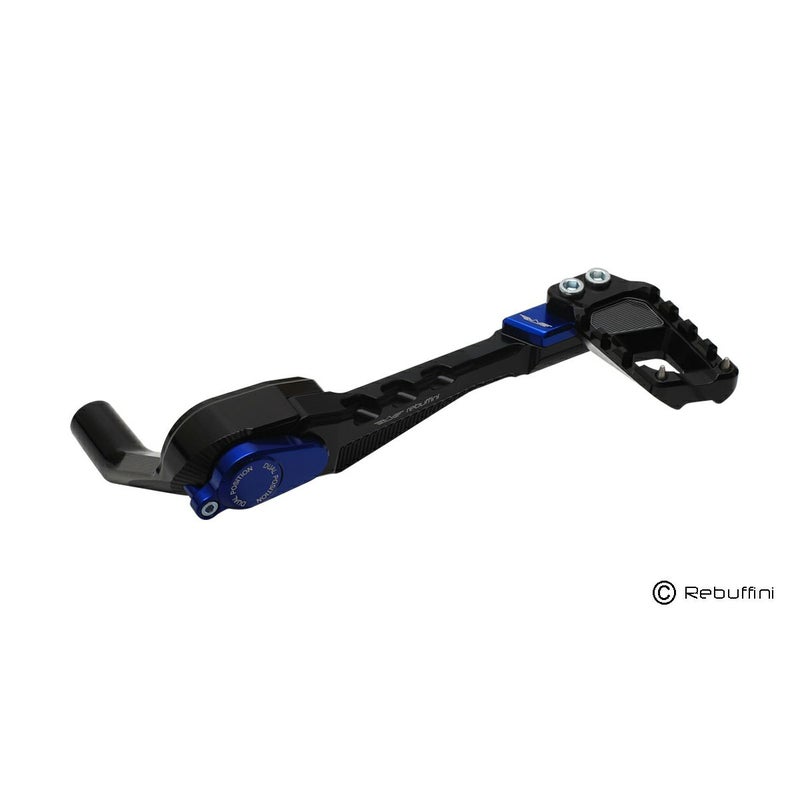 Wheelie リアブレーキレバー (ブラック/ブルー) M8ソフテイル