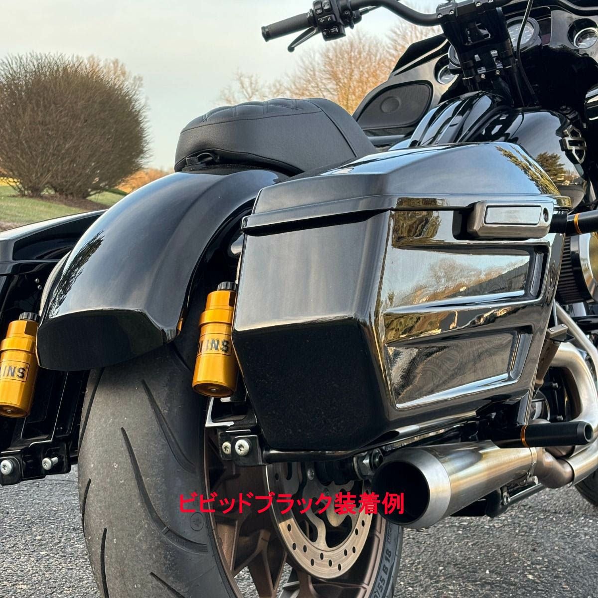 純正カラー仕上げ 2014～2023 ツーリング チョップド ハードラインリアフェンダー HOGWORKZ（ホグワークズ） 6