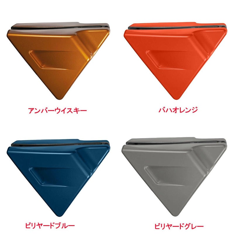 純正カラー仕上げ 2014～2023 ツーリング チョップド ハードライン サイドカバー HOGWORKZ（ホグワークズ）