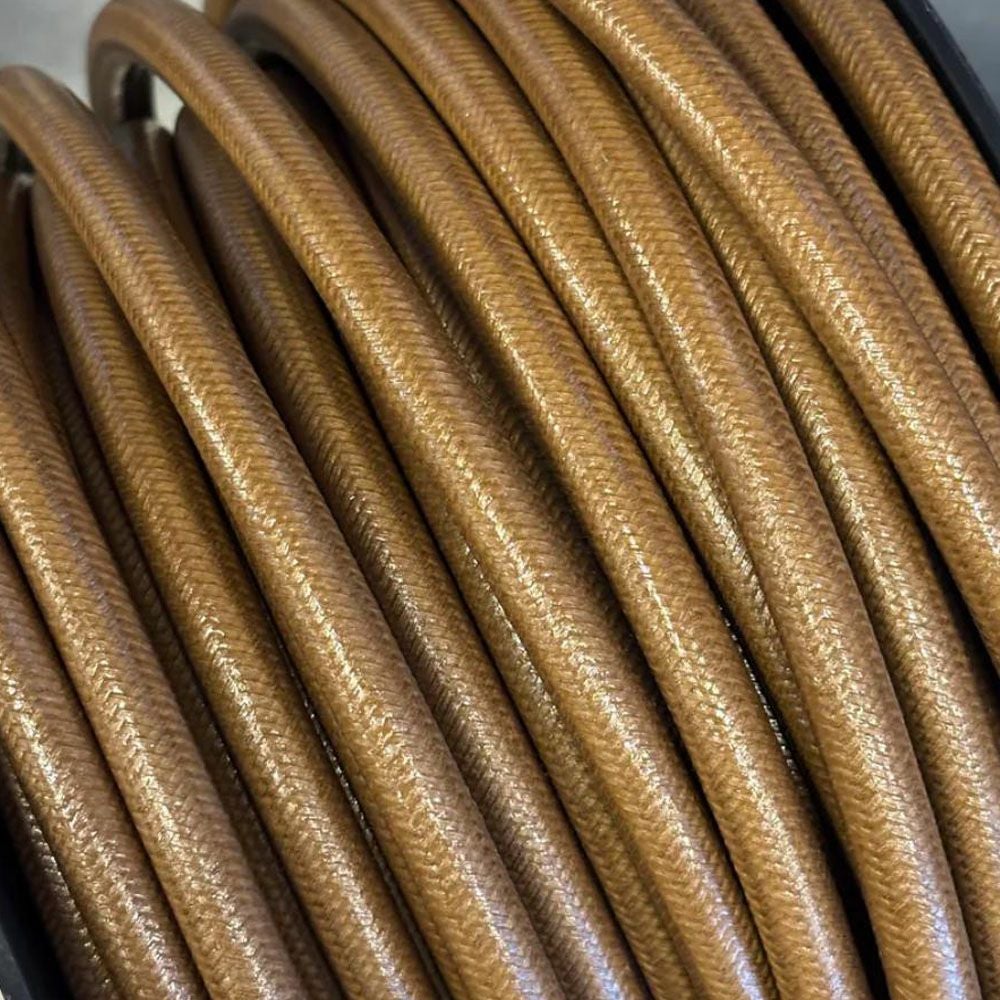 スポーツスター 布巻きスパークプラグコード 上向き用 (マットブラウン) INFINITY 