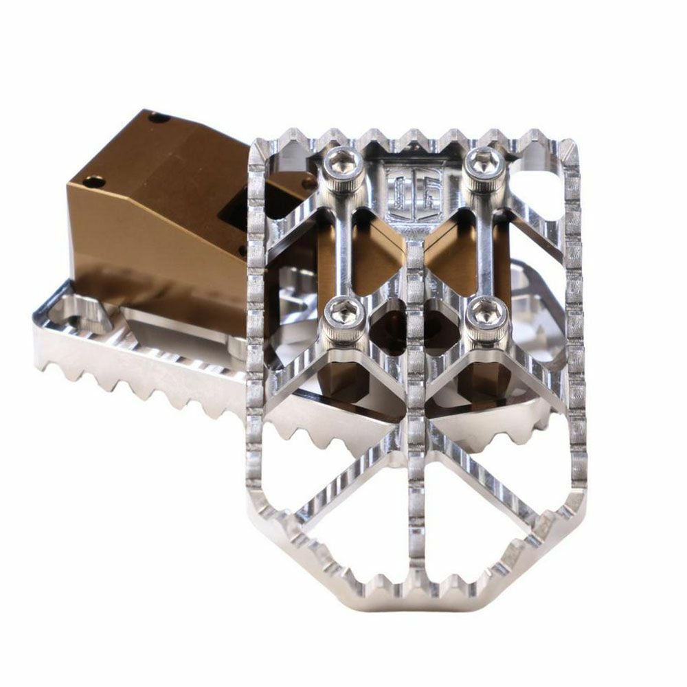 モト X フットペグ クローム/ブロンズ Original Garage Moto 