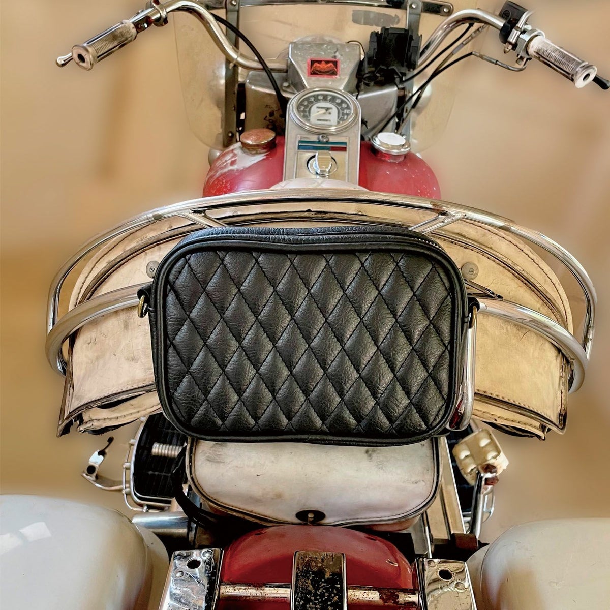 DIN マーケット シーシーバーバッグ、バーバッグ、ショルダーバッグ マルチポーチ ブラック 5