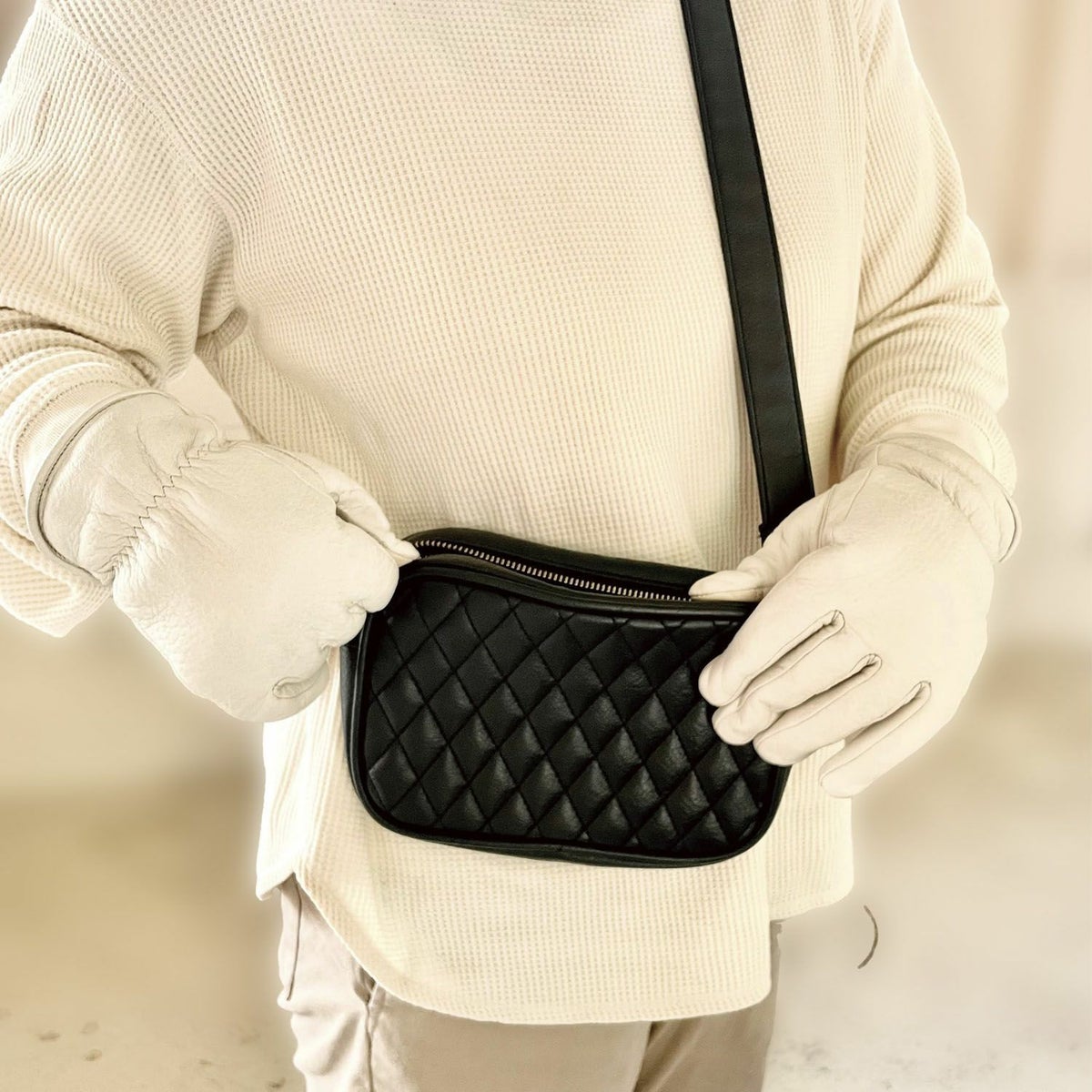 DIN マーケット シーシーバーバッグ、バーバッグ、ショルダーバッグ マルチポーチ ブラック 8