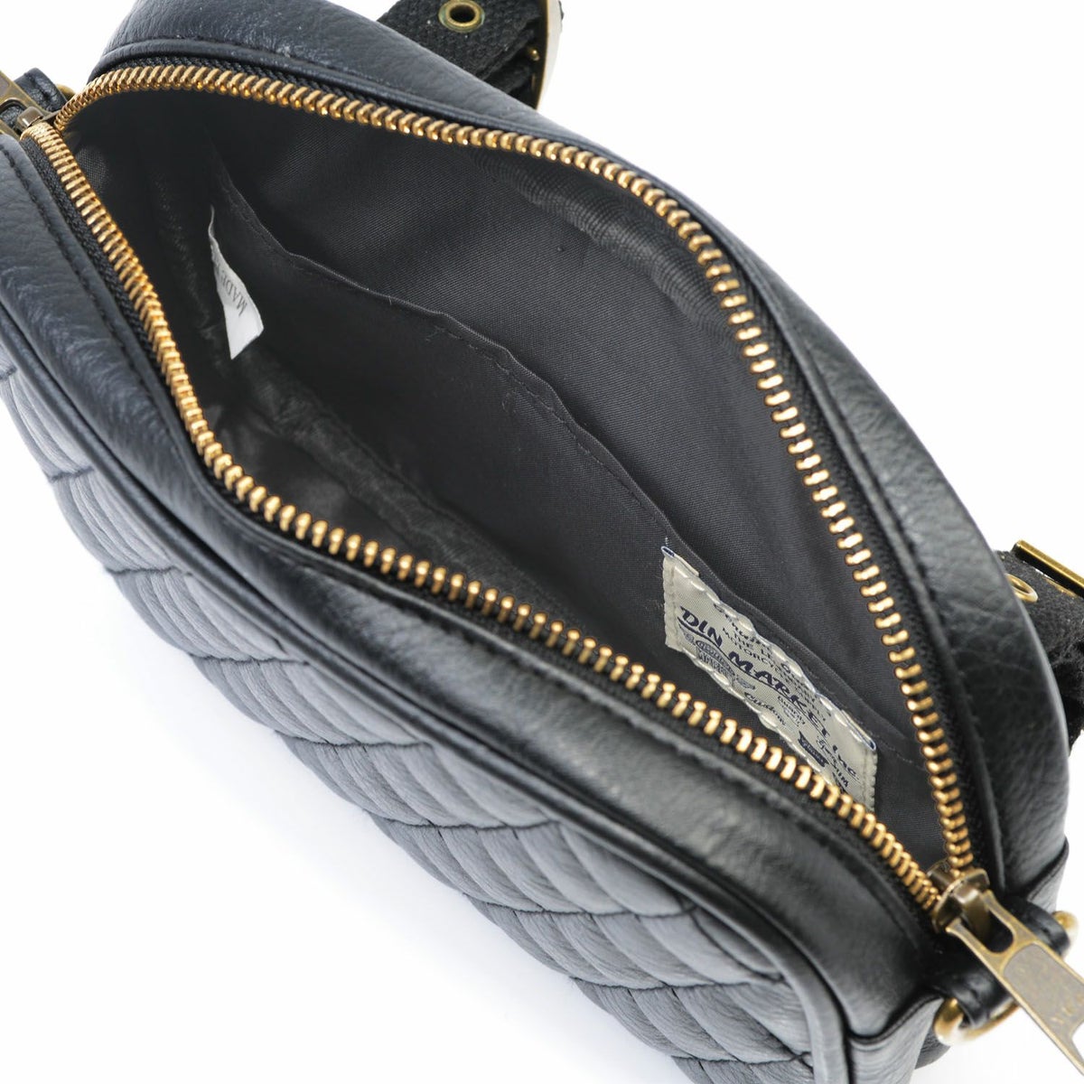 DIN マーケット シーシーバーバッグ、バーバッグ、ショルダーバッグ マルチポーチ ブラック 13