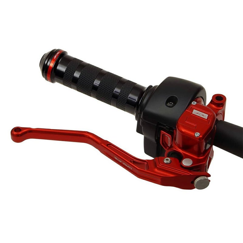 Wheelie ハーレーグリップ (ブラック/レッド) 電子制御スロットル用