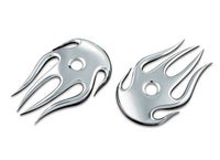 クリアキン　テーパーミラー用・フレイムアクセント　クローム-01