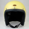 SHM HAND STITCH ジェットヘルメット Lot-113 ゴールドウッドイエロー/ブラックレザートリム 3