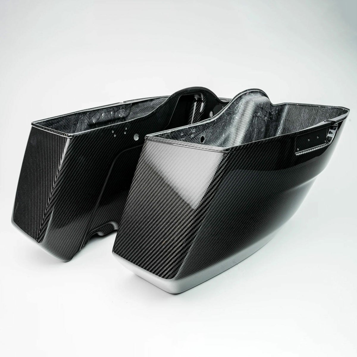 カーボンファイバー サドルバッグ・ボトム (艶消し) 2024以降 ツーリング