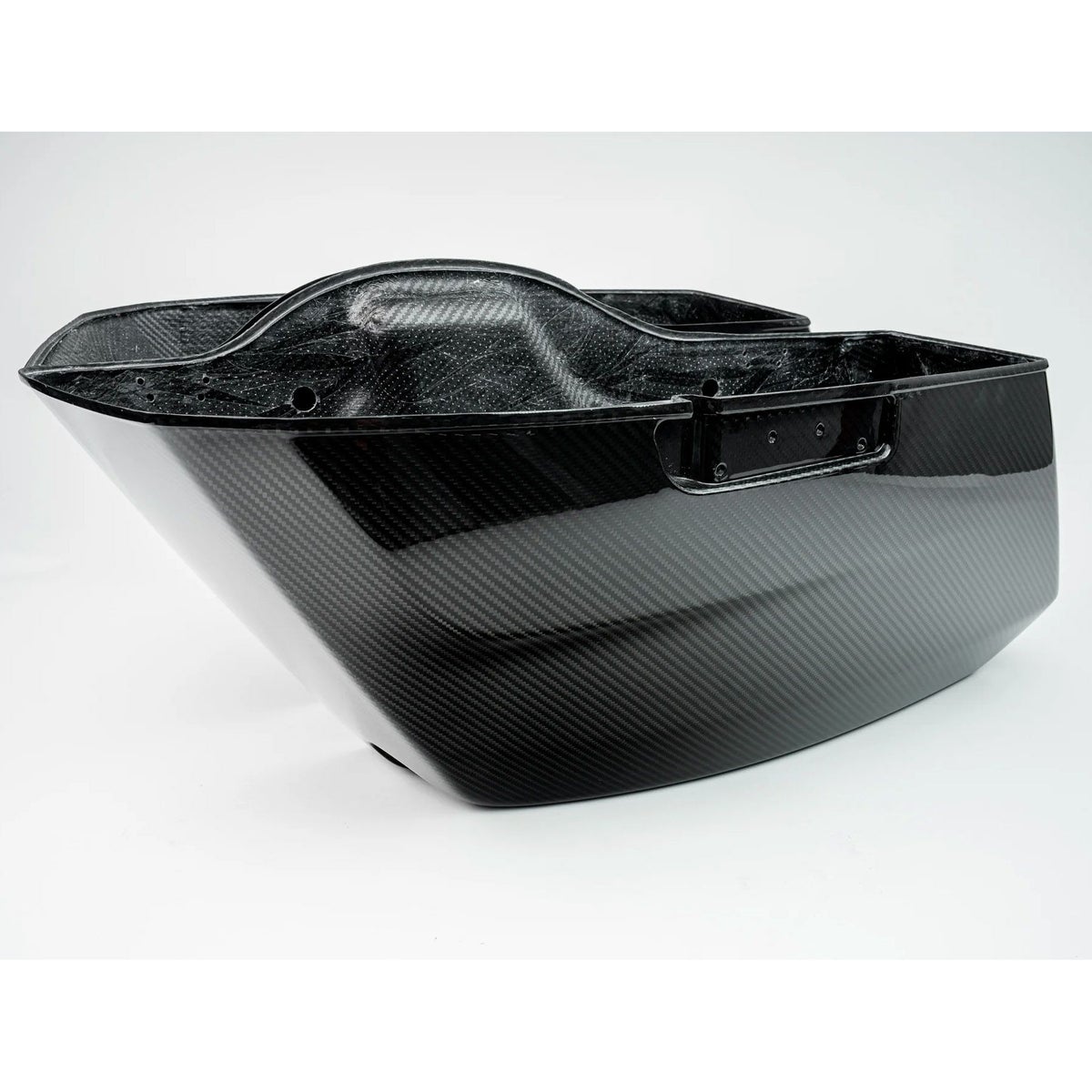 カーボンファイバー サドルバッグ・ボトム (艶消し) 2024以降 ツーリング2