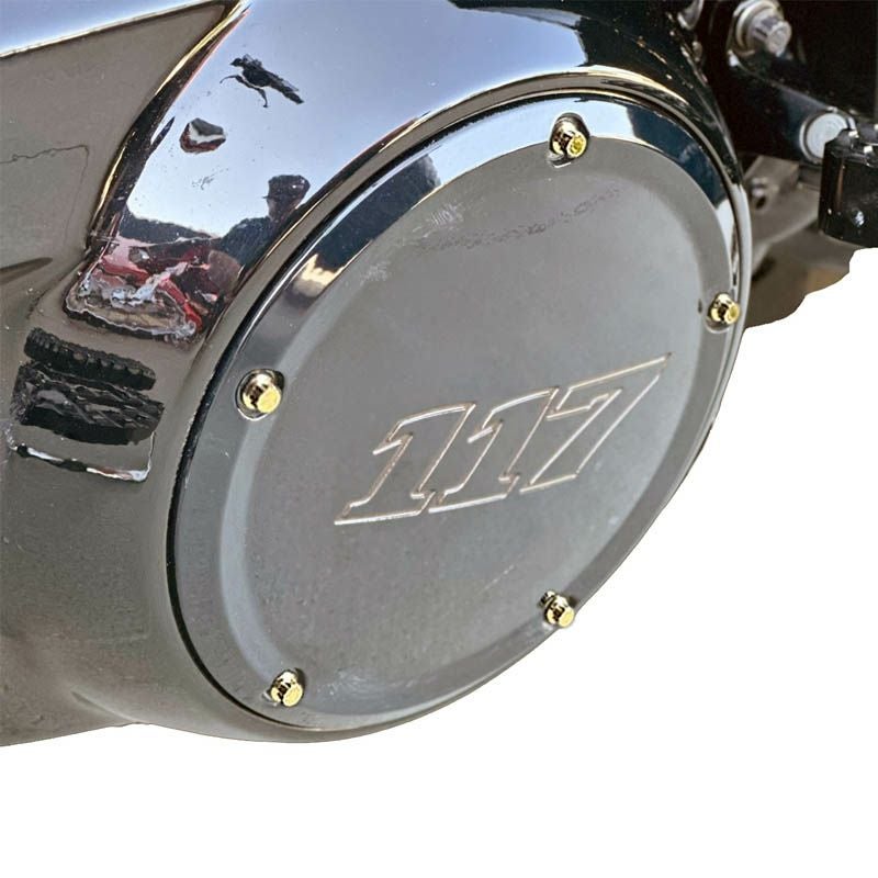 アレンネス 10 Gauge ダービーカバー ゴールド |ハーレーパーツ専門店