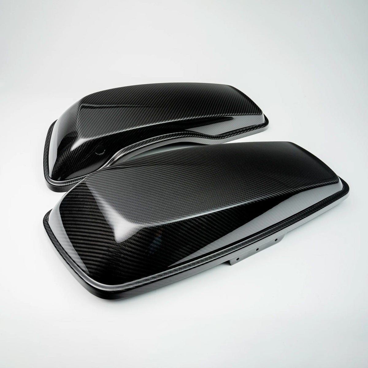 カーボンファイバー サドルバッグ・リッド (艶消し) 2014～2023 ツーリング